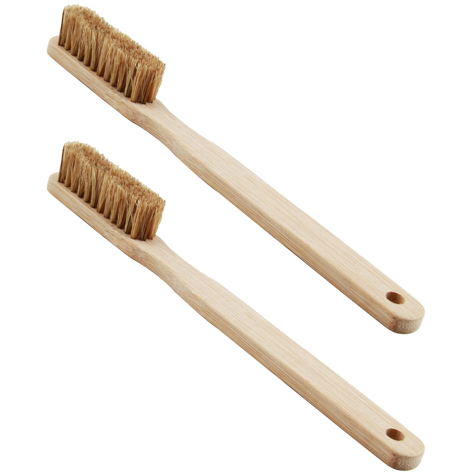 2 PCS Premium Climbing Brush, Spazzola per Arrampicata e Bouldering, Spazzola in Rovere Massiccio con Setole di Cinghiale per la Pulizia di Manici e Fori per le Dita, Attrezzatura Ideale per Climbing