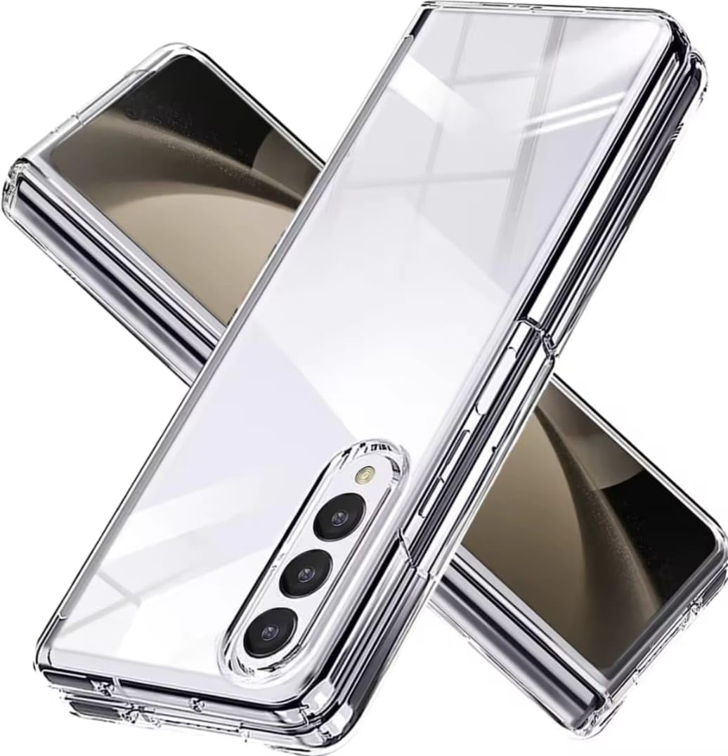 Soomio Protective Case for Samsung Galaxy Z Fold 6, Transparent Hard PC Shockproof TPU Bumper, Translucent Interface, Back Cover (2024) (B0D9TS14N1) Amazon Price History, Amazon Price Tracker