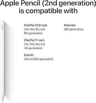 Amazon.com: Apple Pencil (2ND Generation) (MU8F2AM/A) : Cell