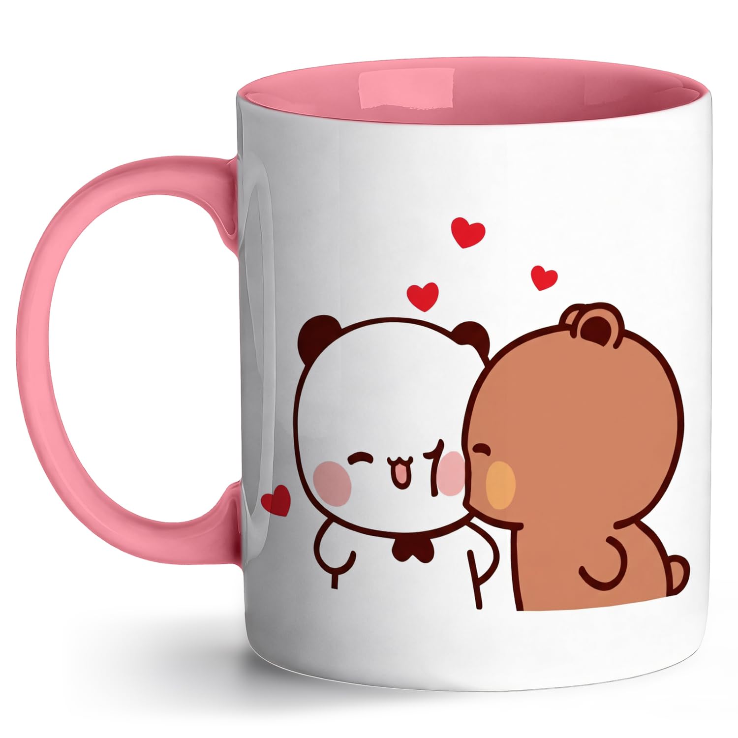 Cartoon Panda Mug, Ceramic Coffee Cup for Home and Office, Cute Mug of Bubu Dudu, Premium Tea Cup for Coffee Cold & Hot Drinks, Ideal Gift for Birthday Valentine's Day Present Daily Use