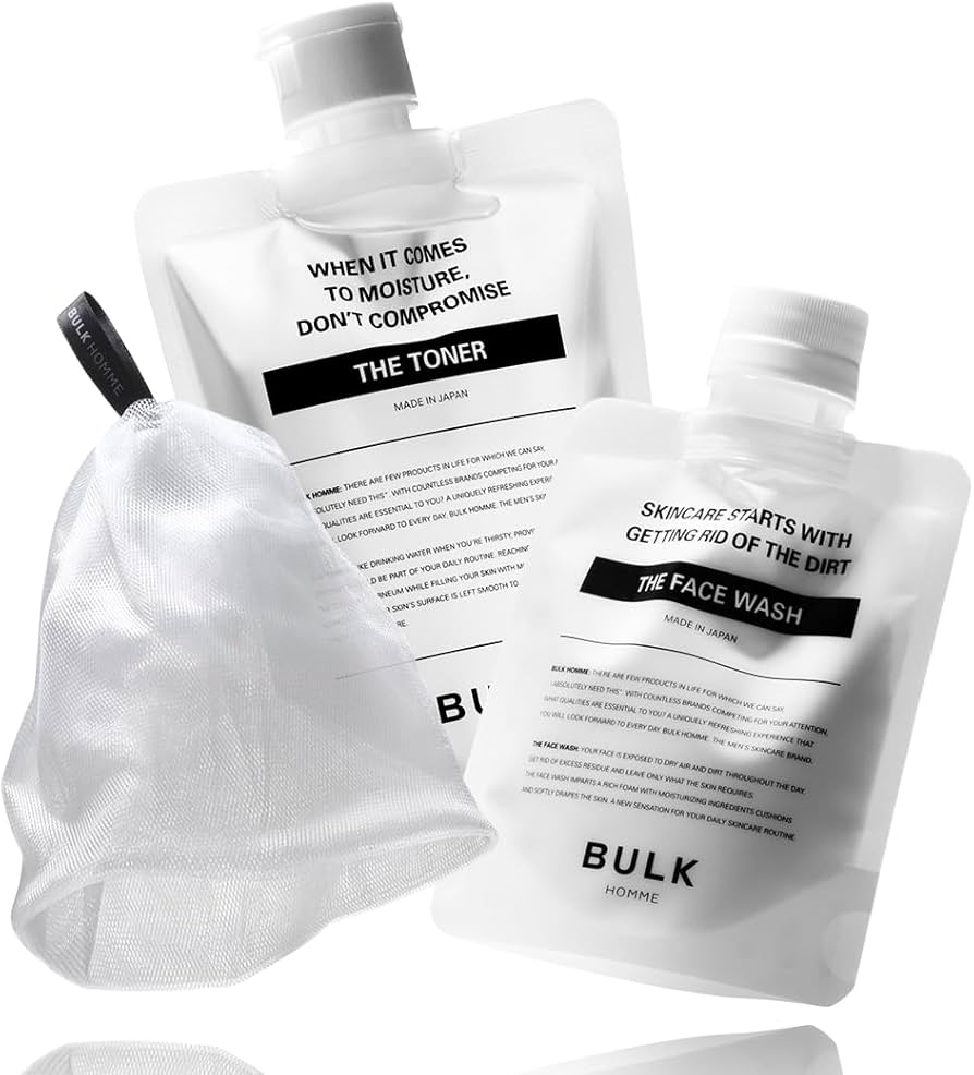 バルクオム　洗顔3点セット×2 Amazon | バルクオム 洗顔 化粧水 泡立てネット フェイスケア3点