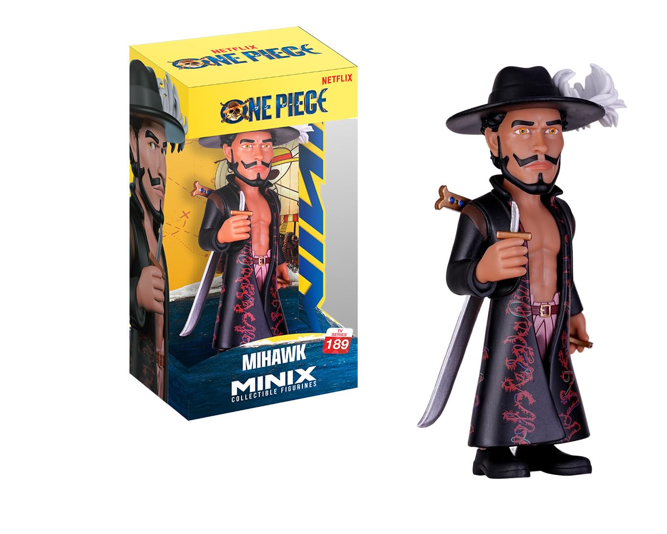 MINIX - TV Series #189 - One Piece - Mihawk - Collectible Figure 12 cm