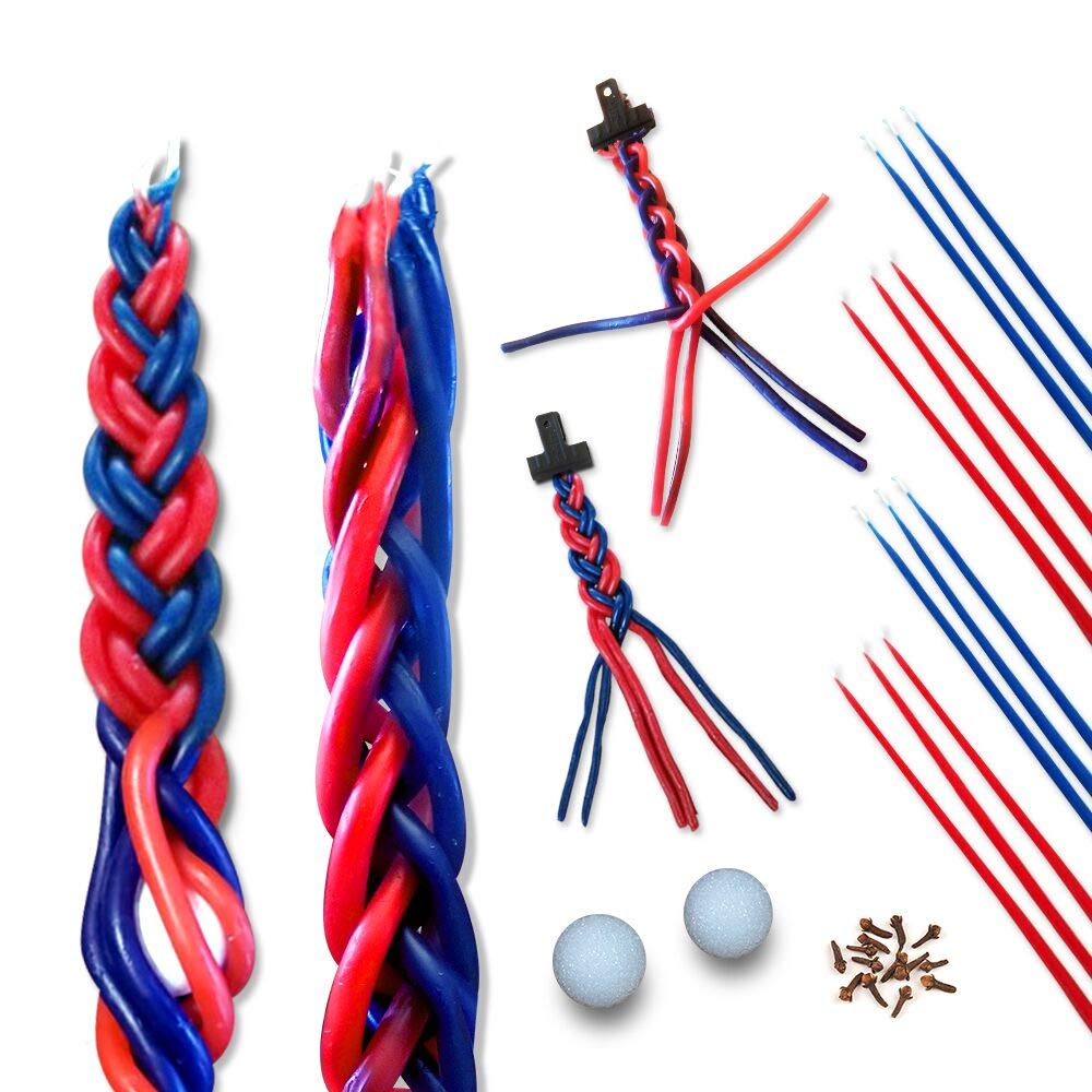 Havdalah Candle for Kids DIY Candle Craft Braided Havdalah Candle