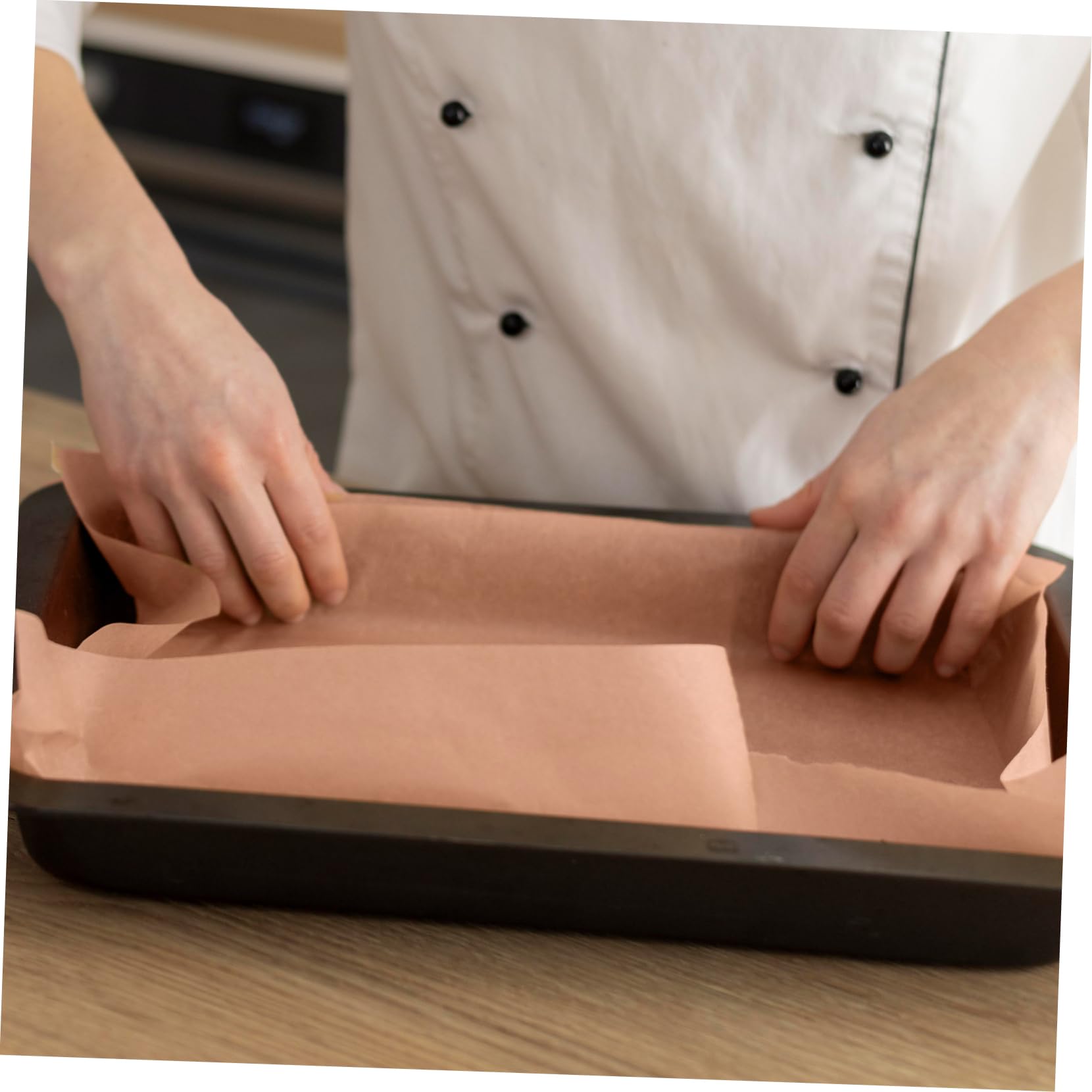 GLEAVI Papier à Sandwich Sulfurisé Pour Friteuse à Air Accessoires De Cuisson De Papier Sulfurisé De De Cuisson Pour De Nourriture