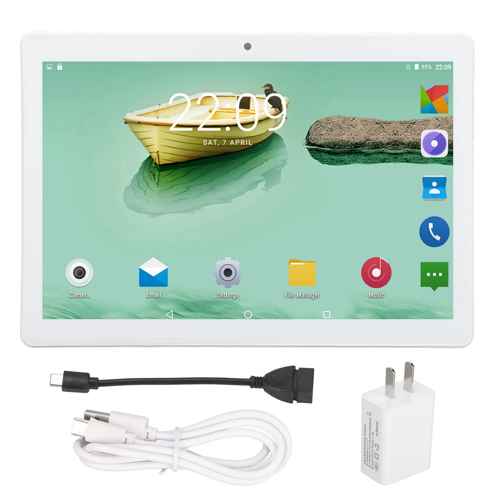 ゴールド タブレット デュアルカメラ Amazon.co.jp: Yctze 10インチタブレット、デュアルSIM