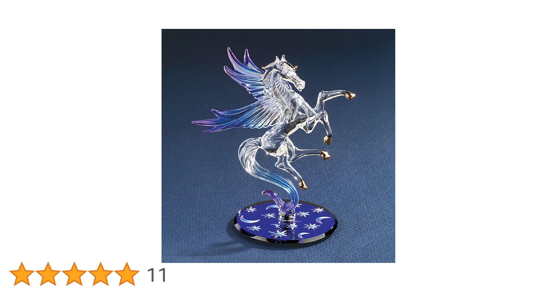 ユニコーン　ペガサス　ガラス細工 動物 ユニコーン ミニチュア ガラス細工 馬 置物 飾り グラス