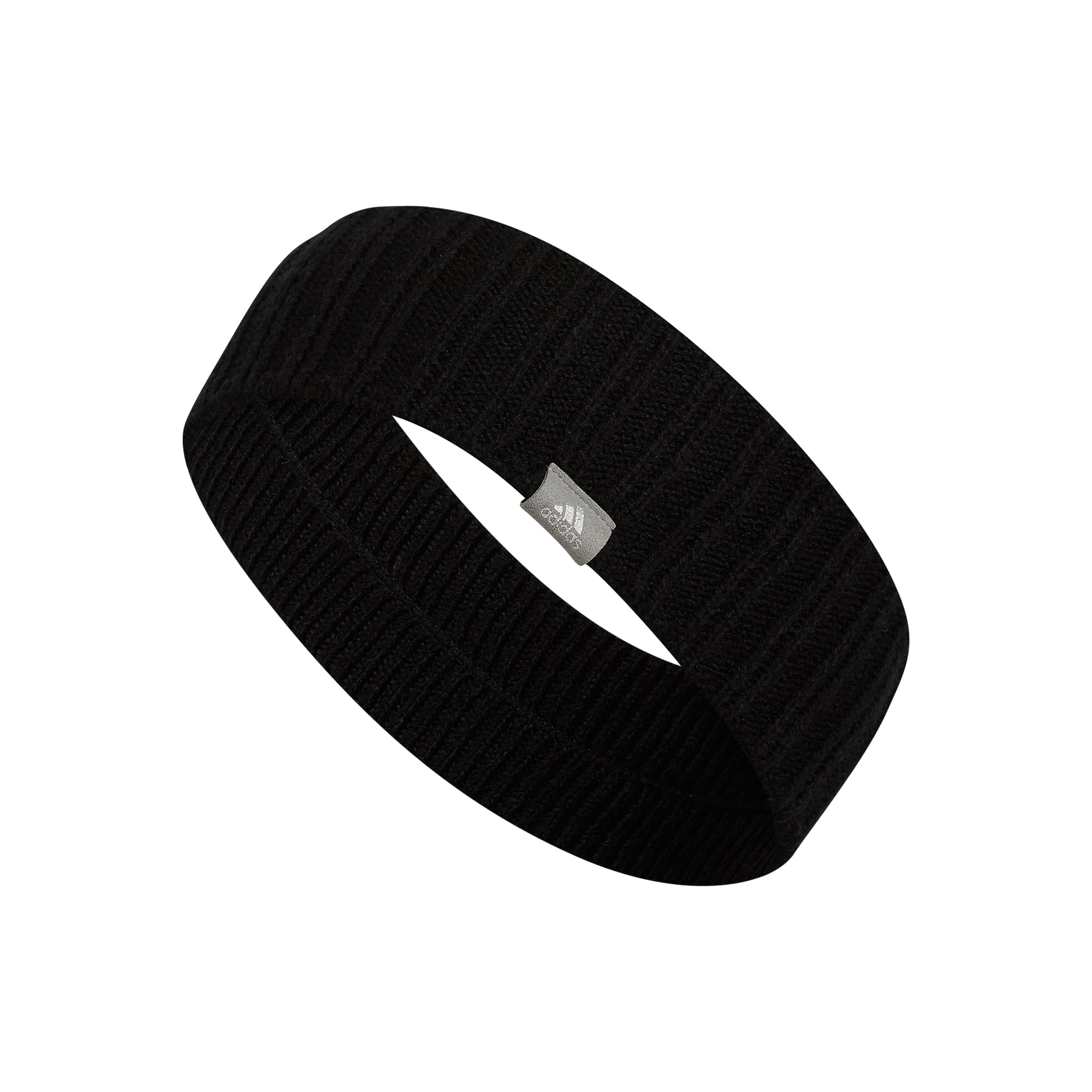 adidas Women's Holiday Shine Knit Headband, Black/Grey/Silver Metallic, One Size