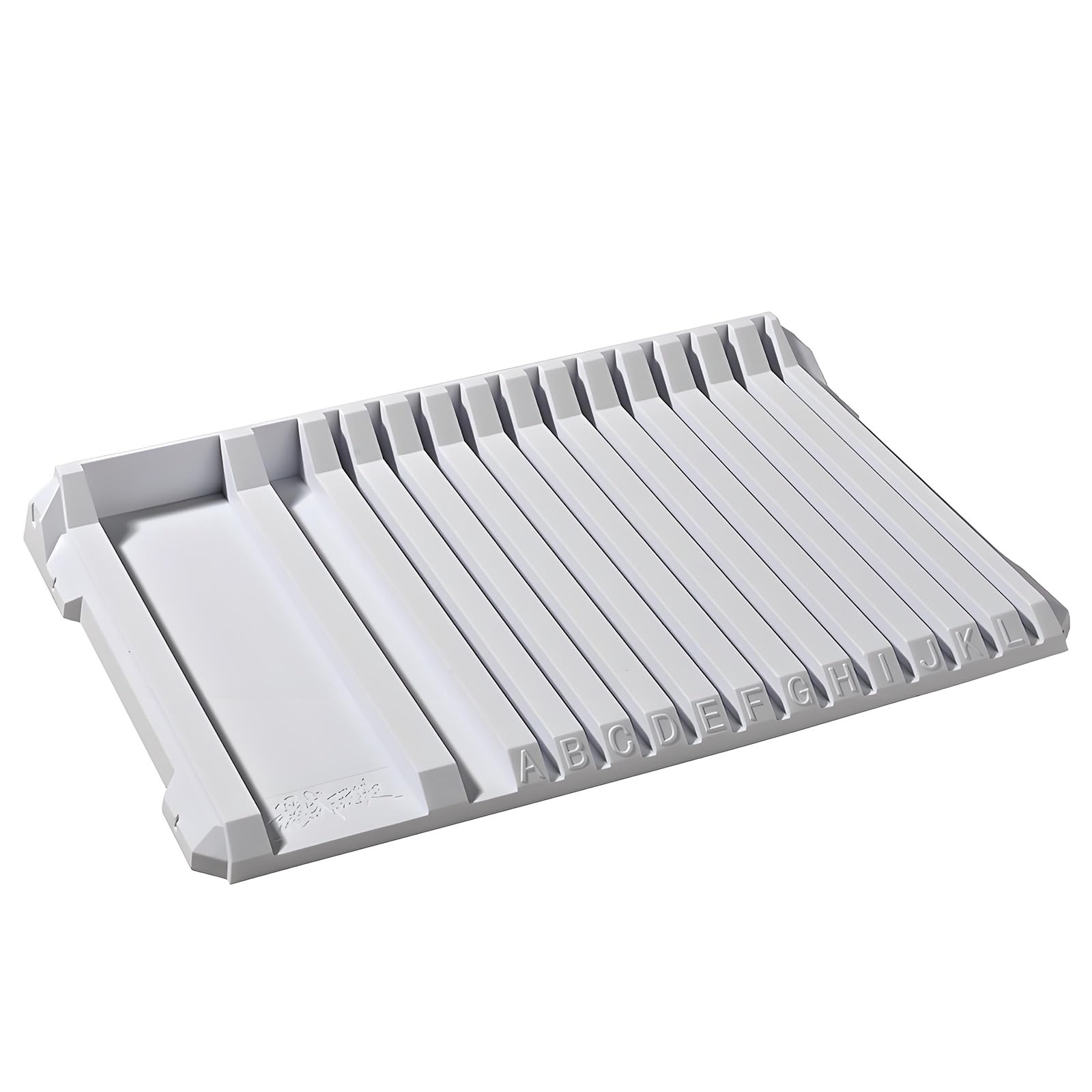 Cazstyk Multi-Compartment Tool Shelf For Projects Measuring 25X15x2.5cm Portable Storage Tray For Model Assembly And Craft Supplies Easy