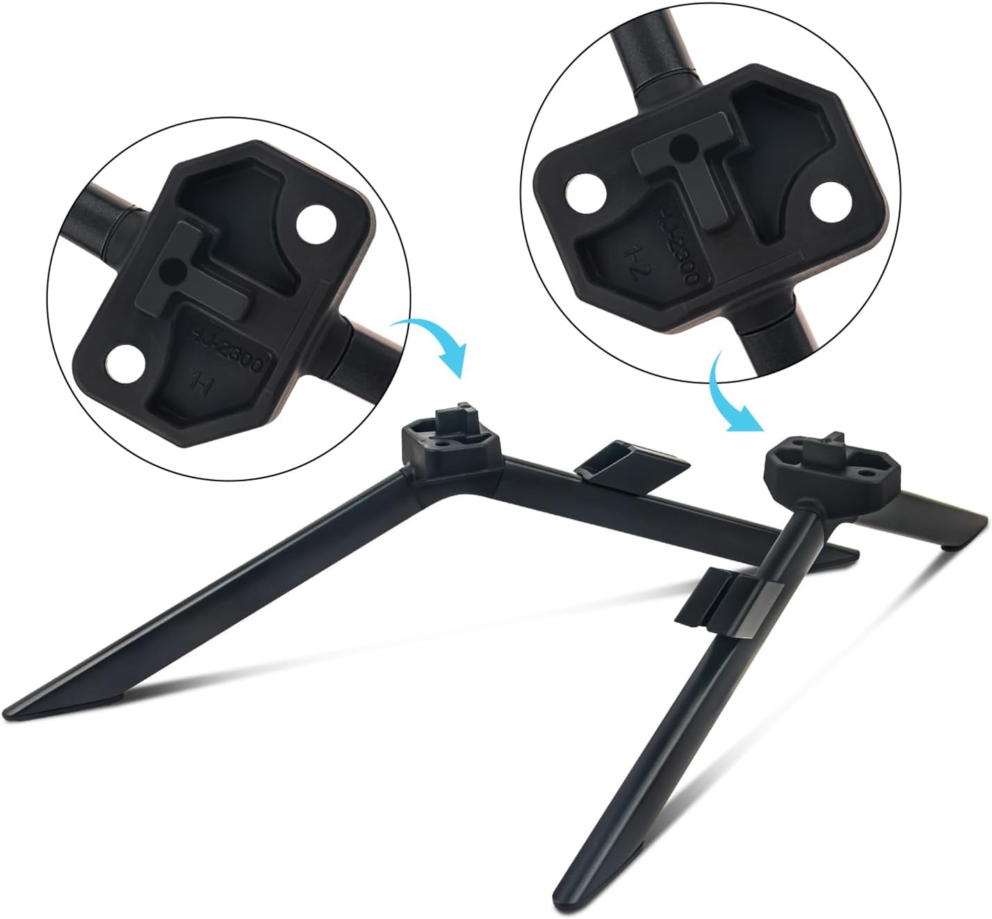 TV Base Stand, TV Stand Legs Replacement Compatible with Hisense 65U6H 65U7K 65A66GUA 65 Inch Class U6H A66G Series Quantum ULED 4K UHD Smart Google Android TV - TV Stand Base with Screws