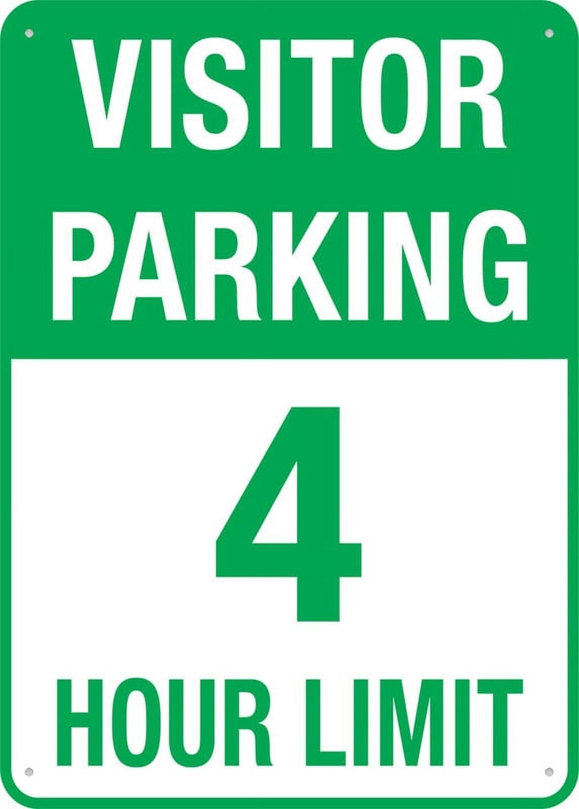 Visitor Parking Wall Art Decor Plaque for Cafe Farm Garage Garden Yard Tin Sign 8x12 Inch