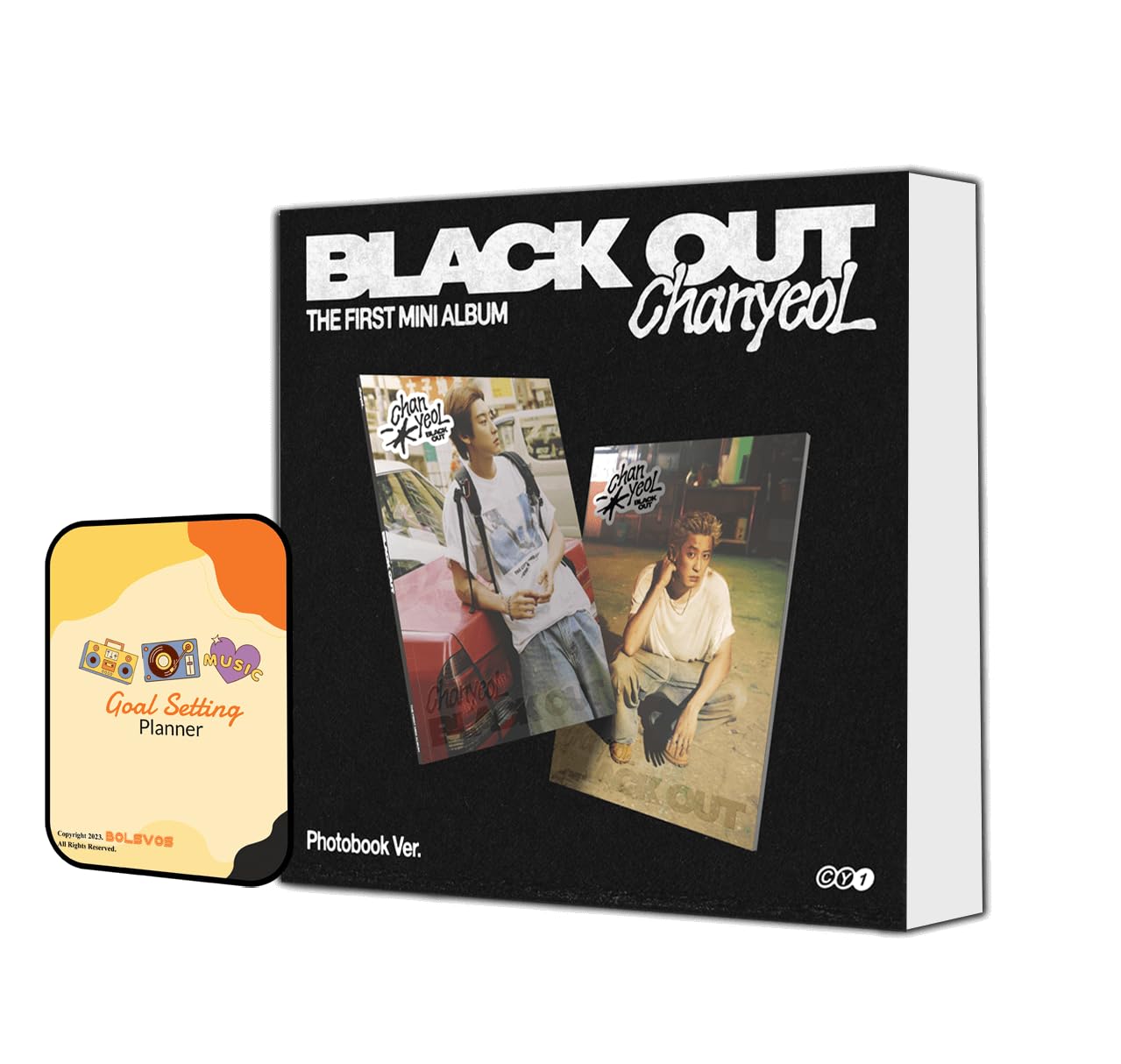 Amazon.com: CHANYEOL (EXO) Black Out Album [Day + Night (2 Normal 