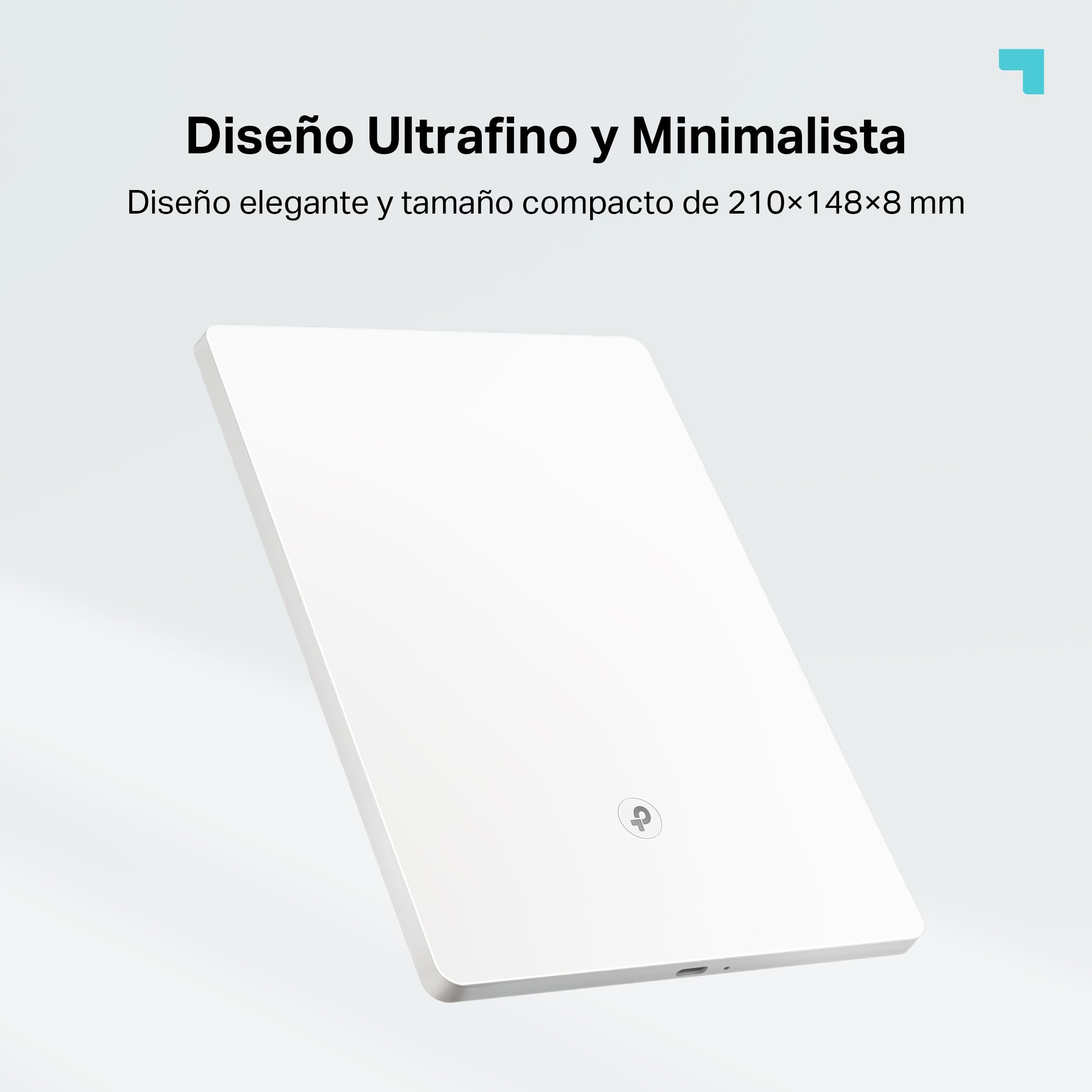 TP-Link Archer Air E5 Wi-Fi 6 AX3000 - Amplificador (8 mm, diseño ultrafino, antenas inteligentes, instalación flexible, sin conexión Ethernet)