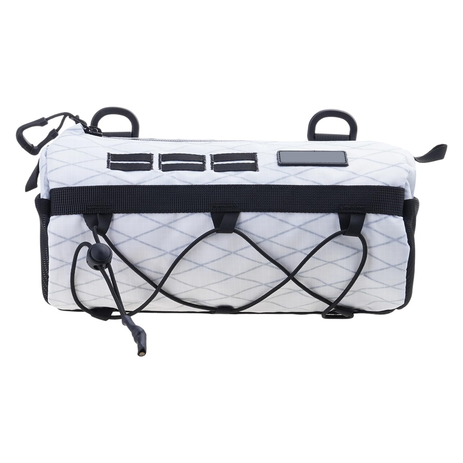 Telaio da ciclismo per borsa per tubo superiore per bici, White