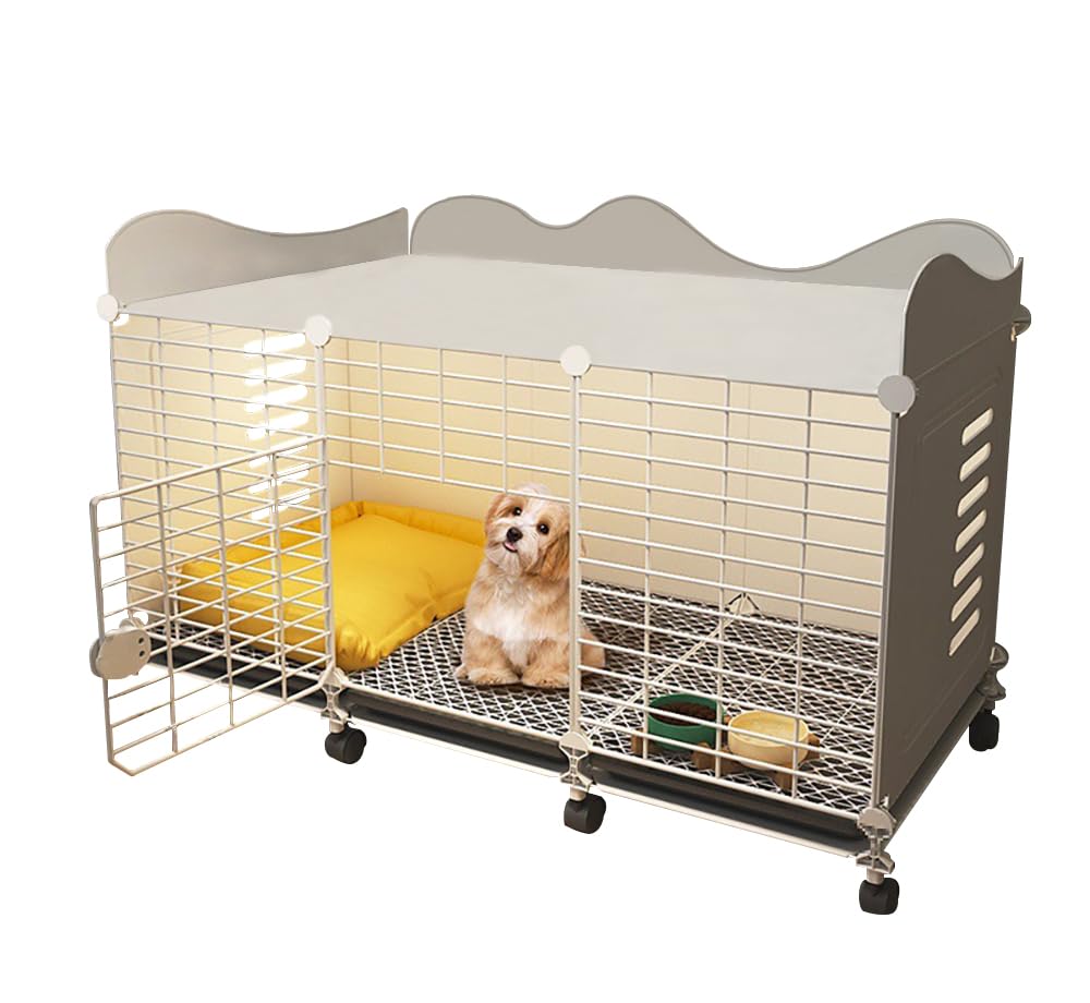 Amazon.co.jp: Pempet 犬 ゲージ ペット ケージ テーブル 室内ケージ