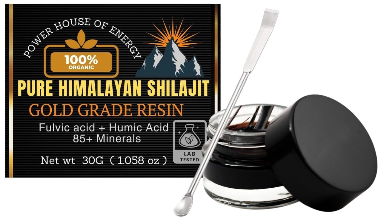 Pure Natural Gilgit Baltistan GB Himalayan Mountains Shilajit Resina 85+Minerali Testato in laboratorio 30G/1 oz UK