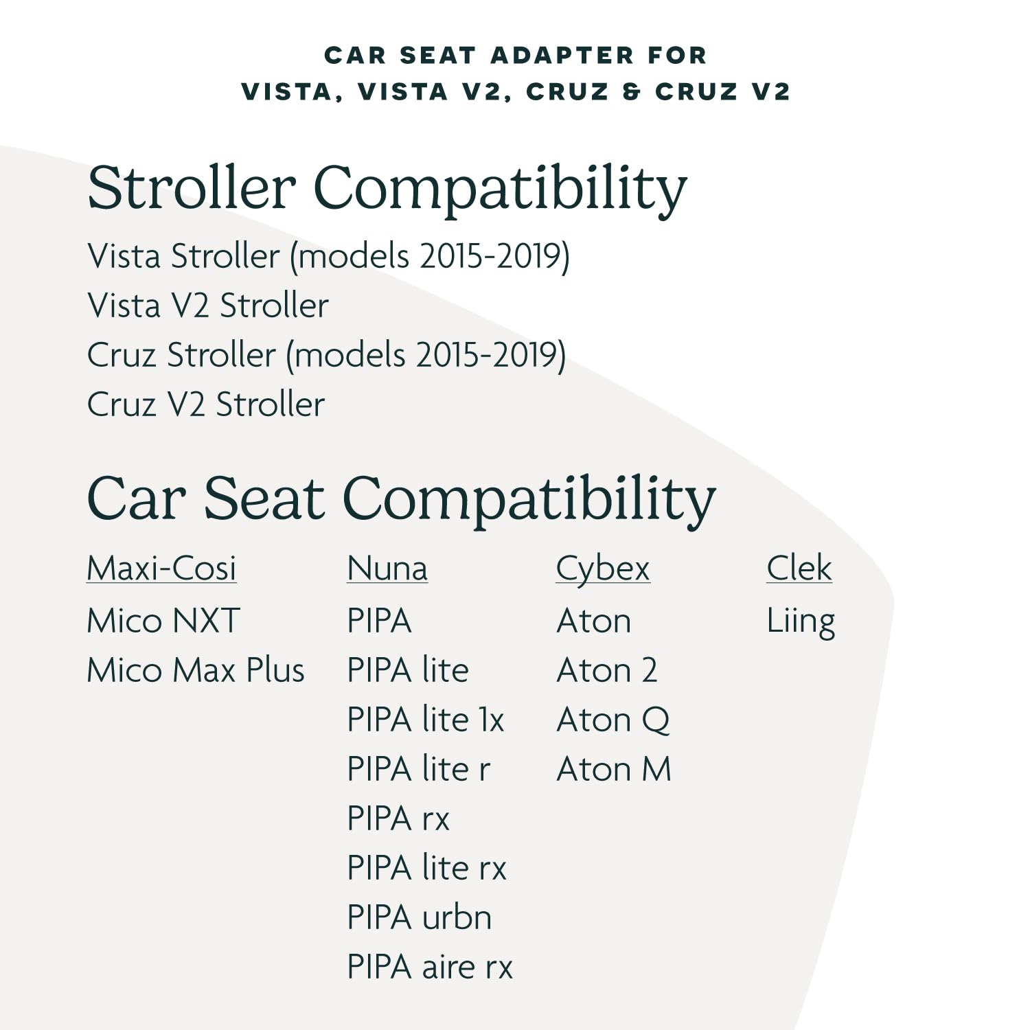 Tabulka kompatibility autosedaček