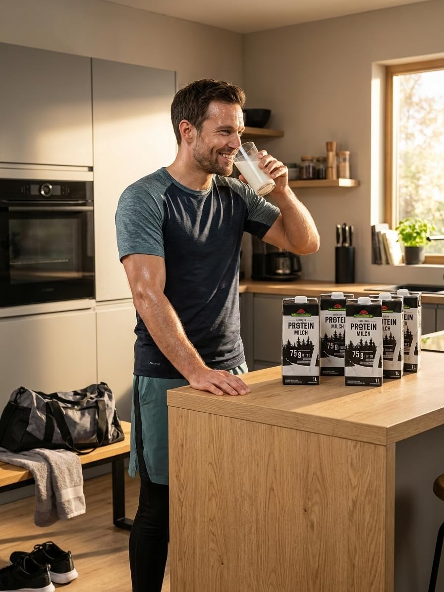Schwarzwaldmilch Haltbare Protein Milch 4er Set 75g Protein/L fettarm