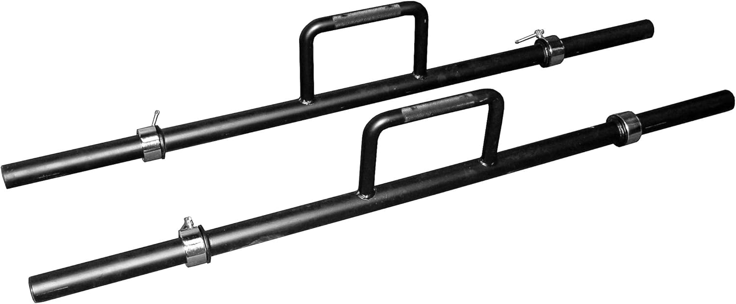 Farmers Walk Black Bars with Trainning Collars