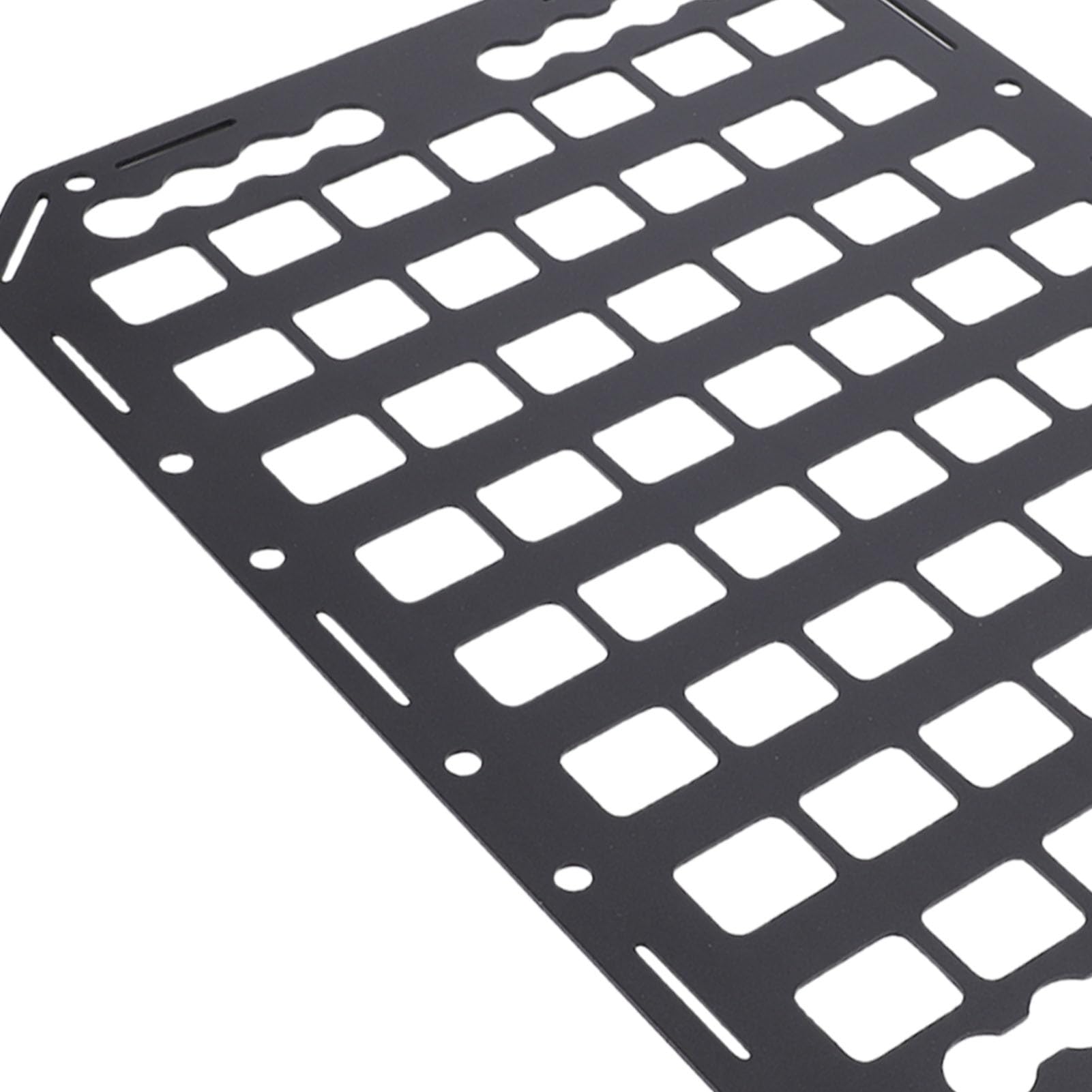 Panneau de Lit de Camion en Aluminium, Système de Rangement Molle Léger avec Mécanisme de Verrouillage pour Rail en L, Compatible avec Les Berlines, SUV, Pickups, Camions,