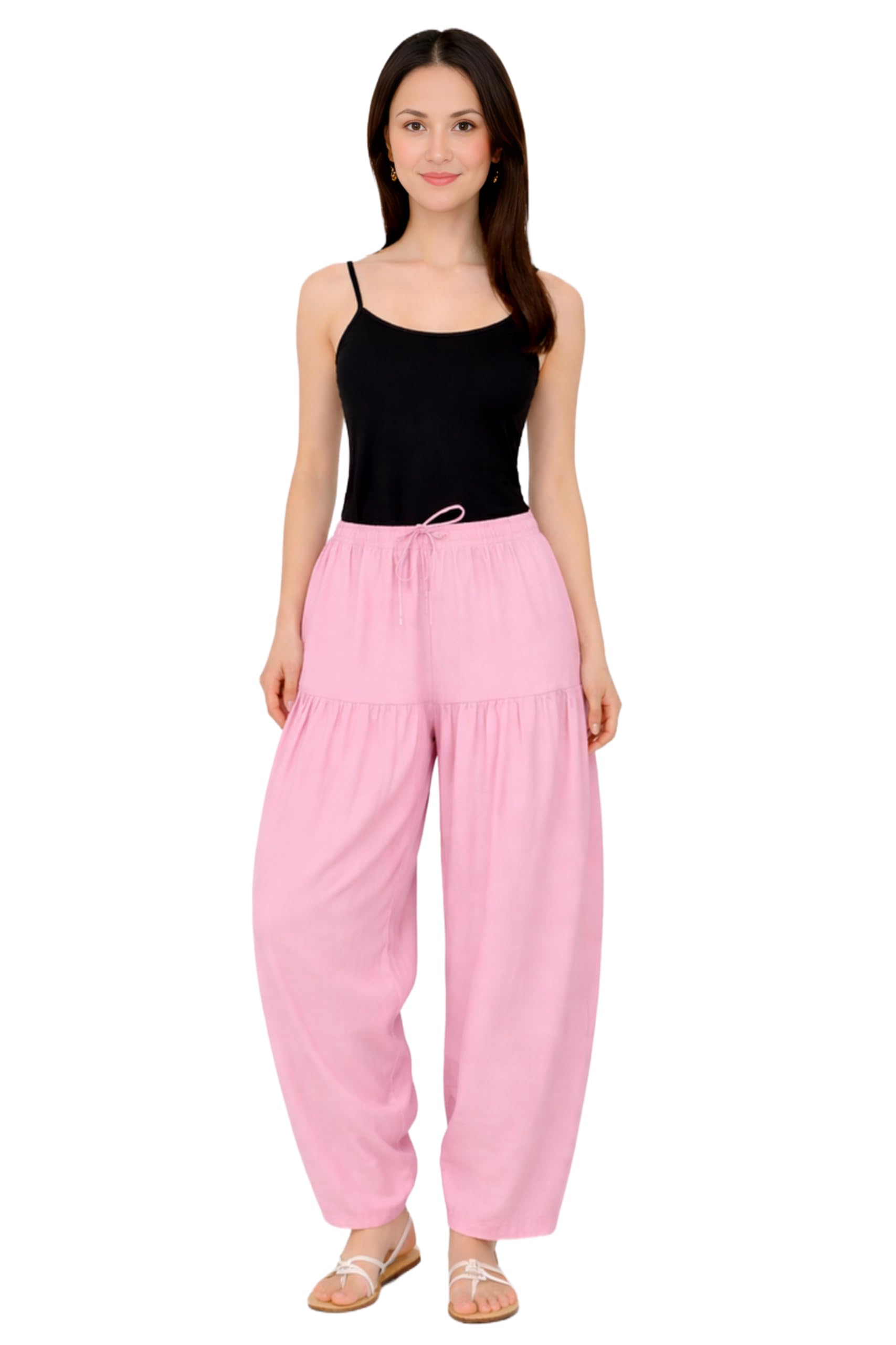 Women's Cotton Patiala Salwar | Punjabi Pleated Salwar Pant | Comfortable Full Length Ethnic Bottom Wear-picture-39