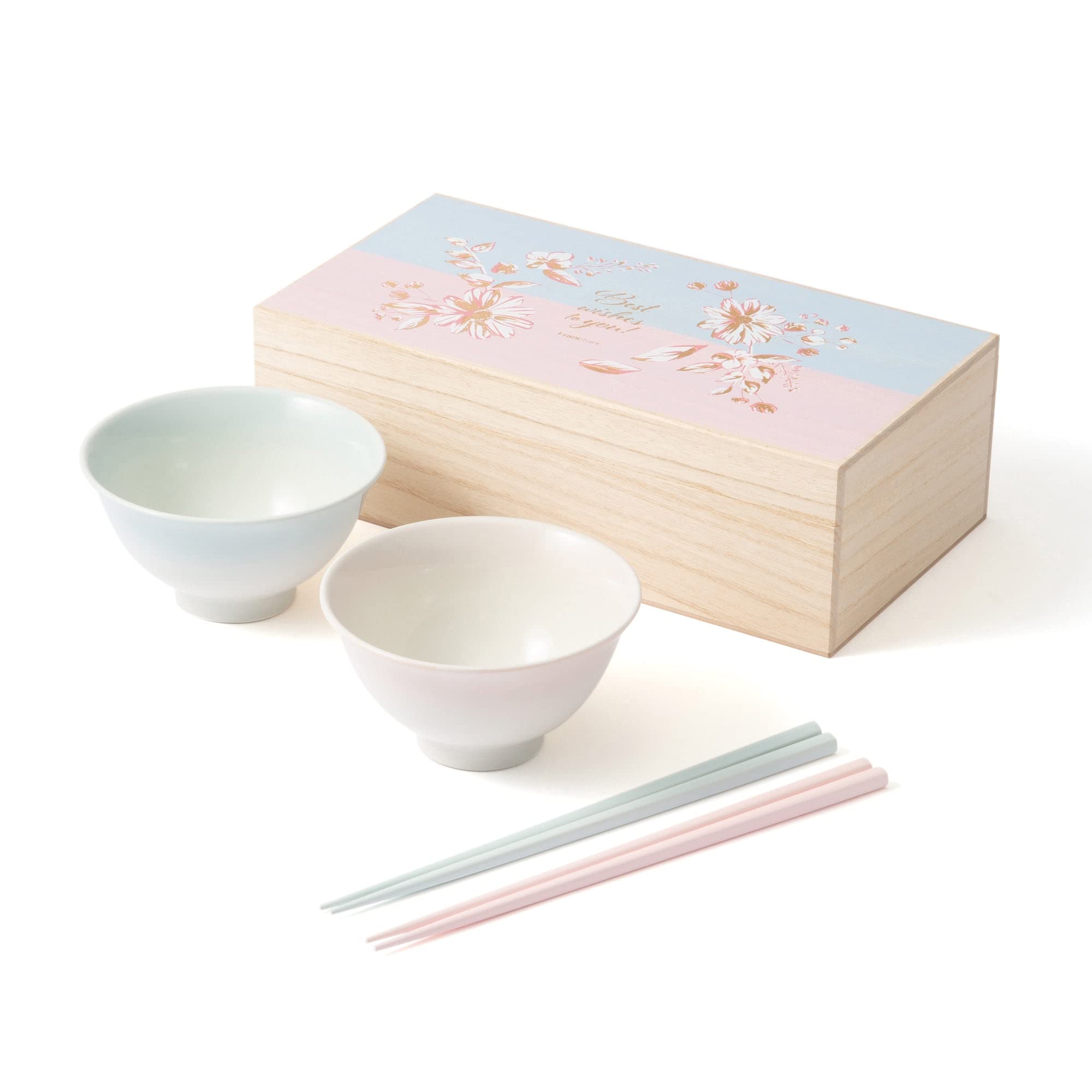 Amazon｜Francfranc フランフラン ペアギフト 茶碗&箸 SWEET｜飯碗