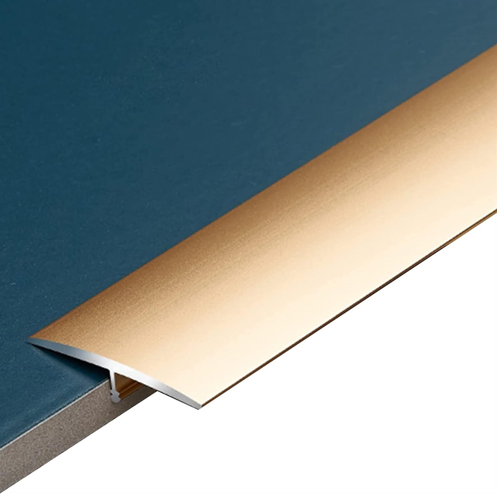 Profilo di Transizione, Striscia di Soglia, Pavimento in laminato/bordo in legno, rivestimento for pavimenti lisci(Gold)