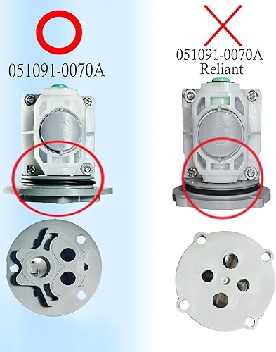 Miniatura 7 de ALITZ Cartucho de ducha de repuesto 051091-0070A  Compatible con American Standard R111, R121  Válvulas de bañera y ducha  Cartucho de grifo de una