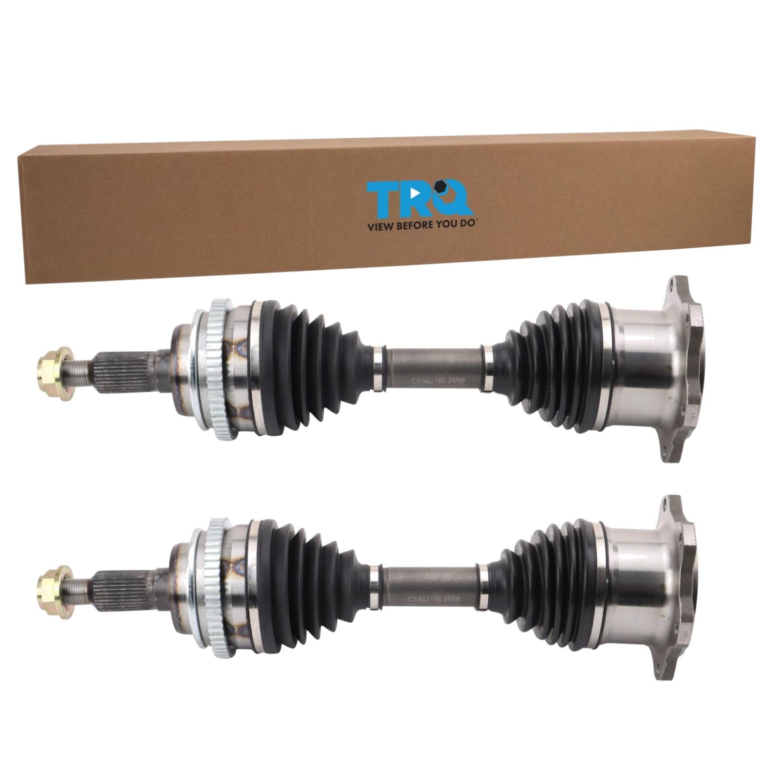 TRQ Front Driver &amp; Passenger Side CV Axle Assembly Set