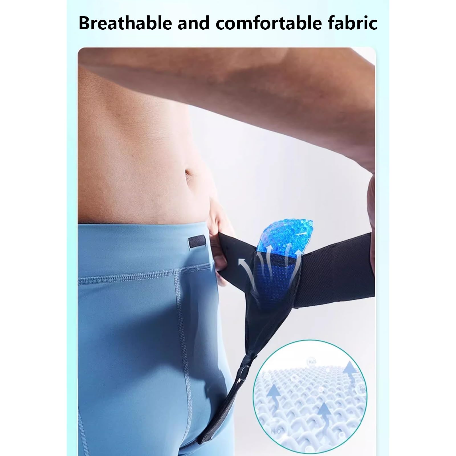 Fascia Ernia Inguinale Uomo, Fascia Ernia Ombelicale Uomo, Cinto Erniario, Cuscinetto di Compressione Rimovibile, Tutore per Ernia Regolabile per la Riparazione ernia, Comodo E Regolabile