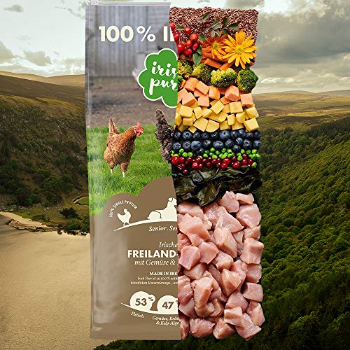 Diätfutter für Hunde Irish Pure Senior Trockenfutter 4kg