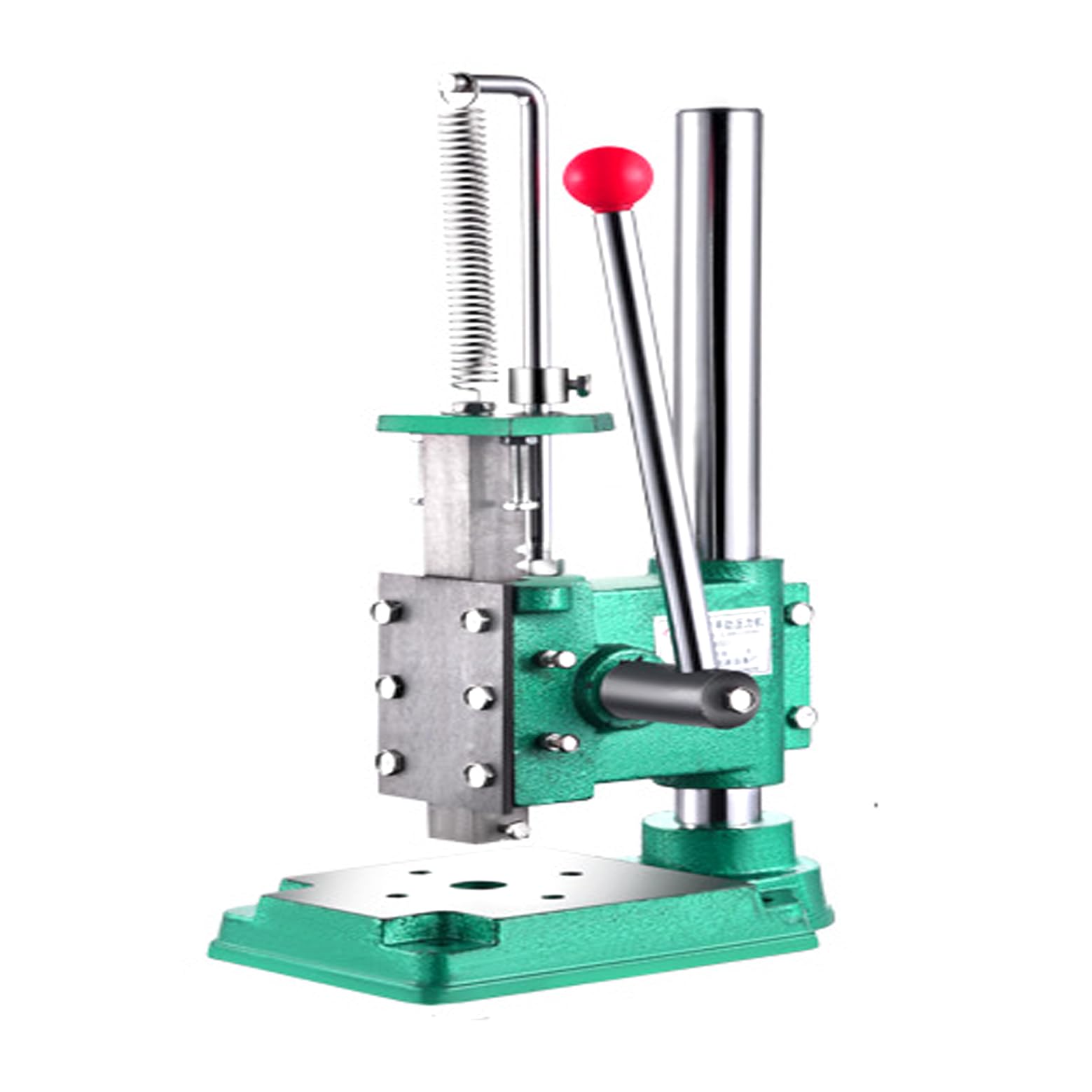 XNXYSMKJ Manual Arbor Press, 320kg Capacity Leather Hole Punch Tool for Handicrafts, Shoes, Hats, and Hardware,efficiently Performs Tasks (Square Head)
