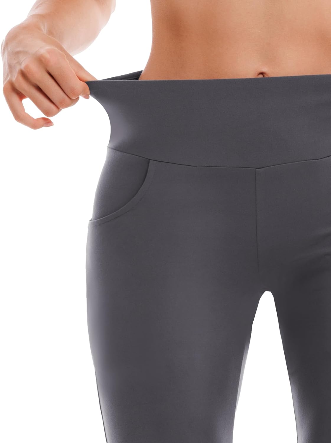 Ipletix Flare Leggings for Women-Bootcut Yoga Pants for Women High Waisted Flared Leggings Dress Pants - Image 3