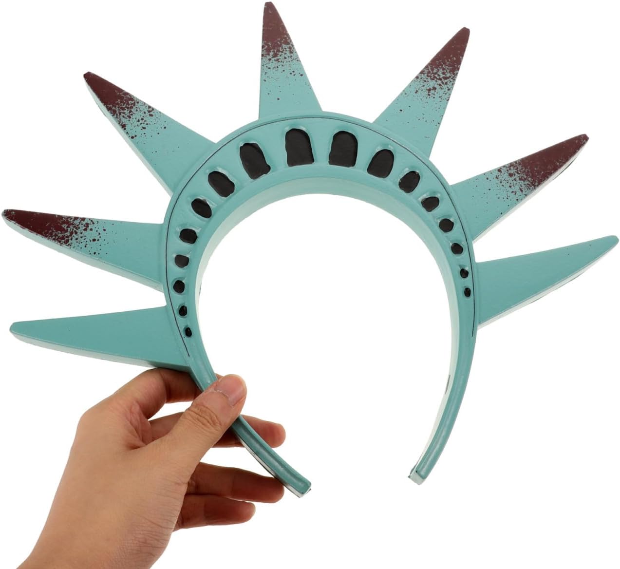 DOITOOL Statue of Liberty Headband Statue of Liberty Crown Costume Accessory for Halloween Independence Day Parades Christmas Party Birthday Cosplay