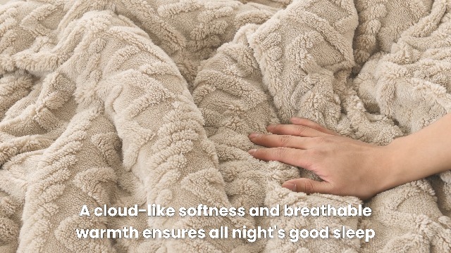 Amazon.com: Andency Fluffy Sherpa Full Comforter Set, Super Soft