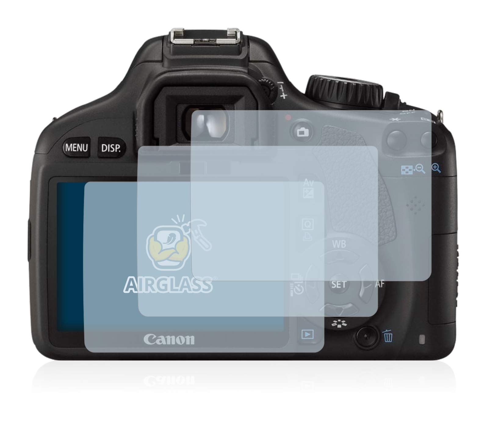 Protection écran Verre Trempé BROTECT Pour Canon EOS M3 – 3 Films 9H Anti-rayures, Anti-empreintes – Installation Facile Sans Bulles