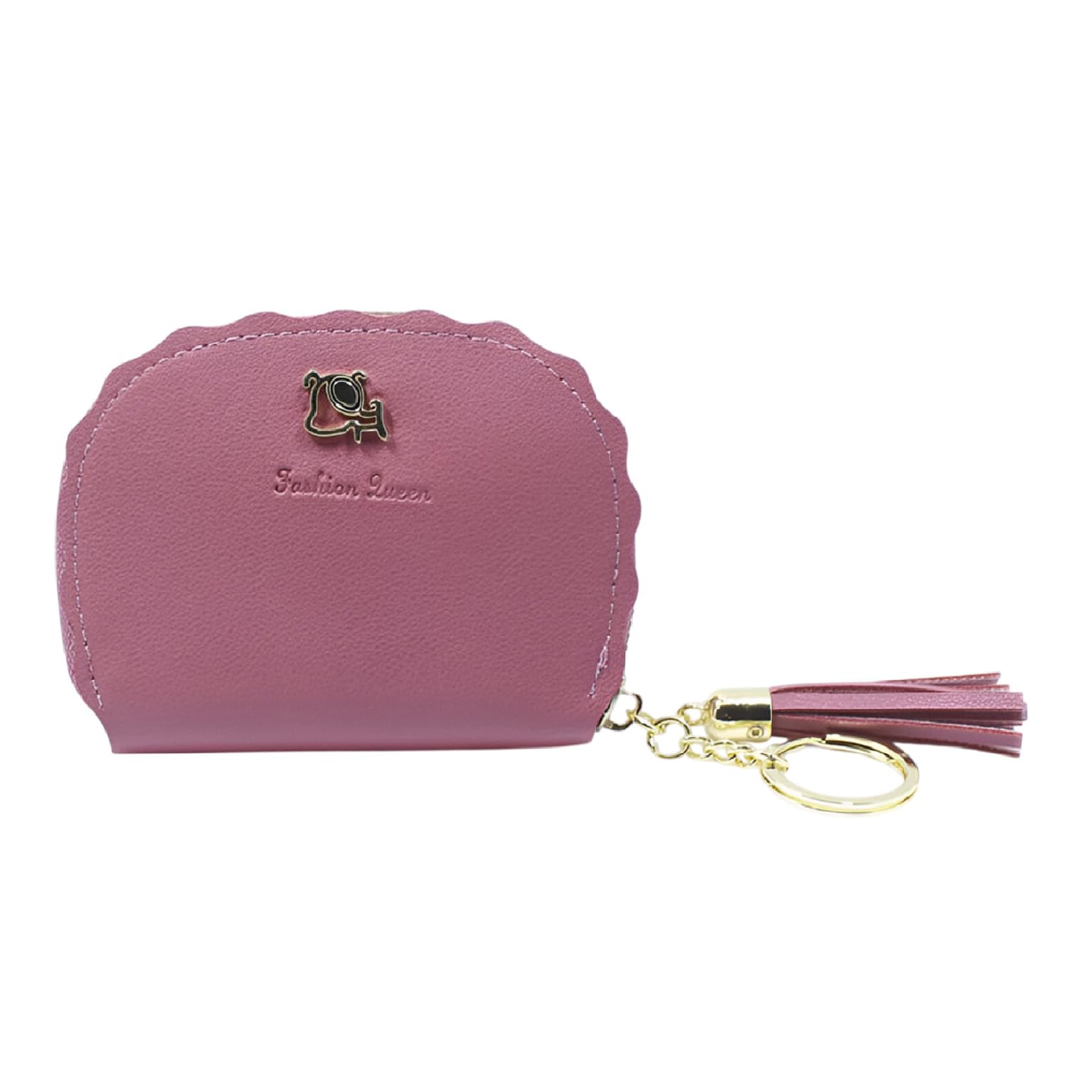 PU Leather Women's Credit Debit Card Holder Money Wallet Purse Clutch (20 Slots Dark Pink)-image-11