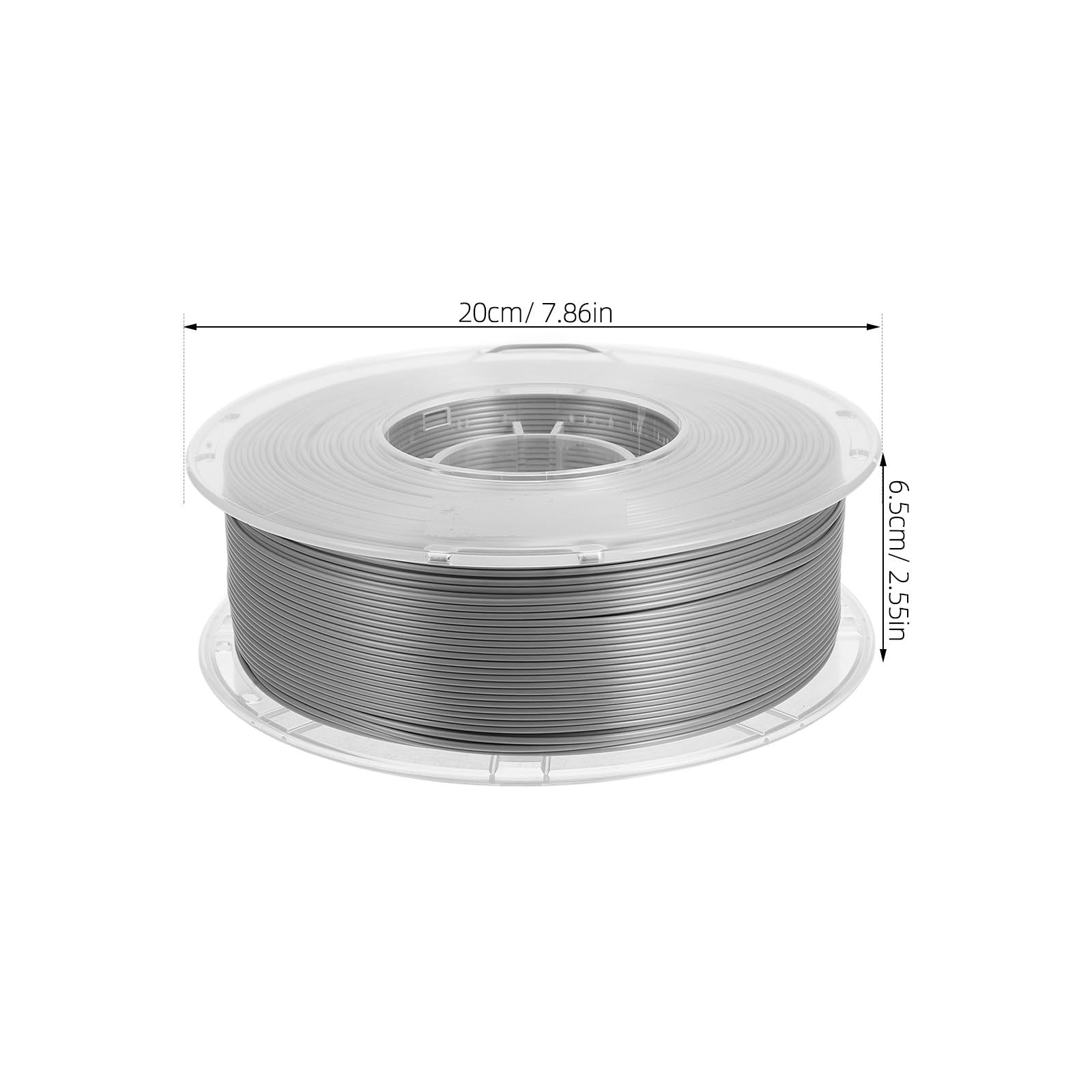 75 Pla Filament für 3d-drucker, Silber, 3d-druck