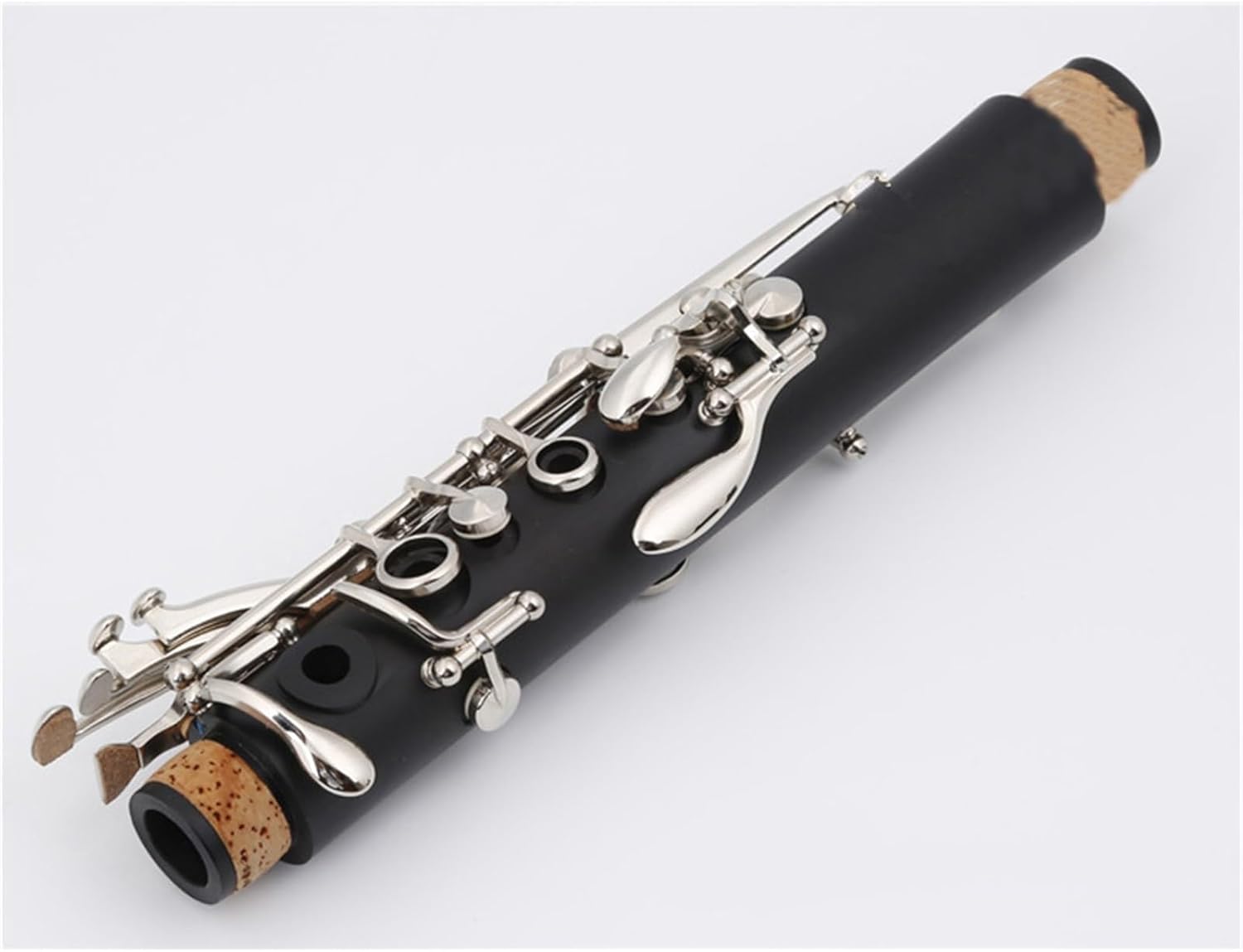 Clarinet Clarinet Bb 17 Key Bakelite Silver Key Wood Clarinet Beginner Professional Woodwind Instrument