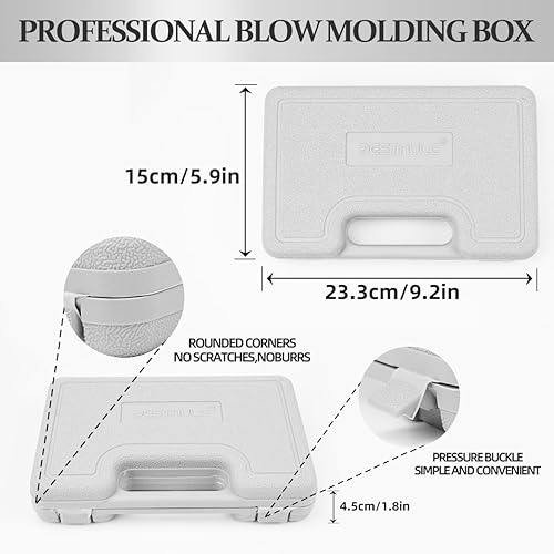Miniatura 7 de BESTNULE Juego de punzones de rodillo, herramientas de perforación, hechas de material sólido, incluyendo punzón y martillo de acero, ideal para