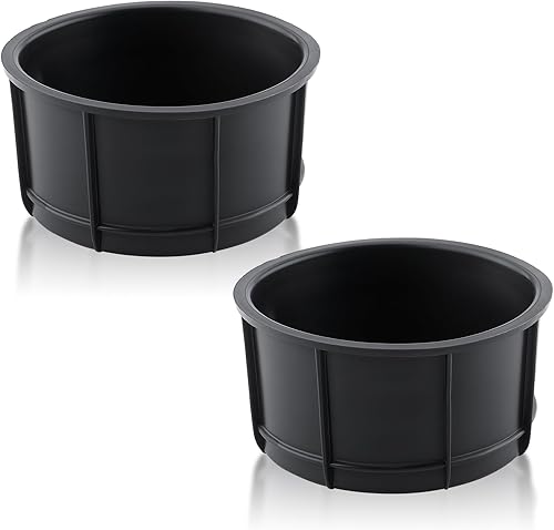 MOTOALL Inserto de portavasos de consola central trasera para Ford F150 2009-14 forros izquierda derecha