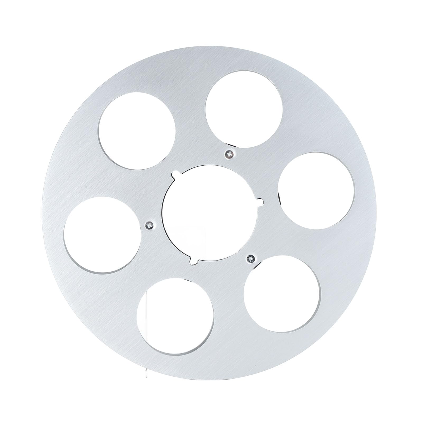 EMUKOEP Leere Bandspule, 10,5 Zoll Aluminiumlegierung (Silber)