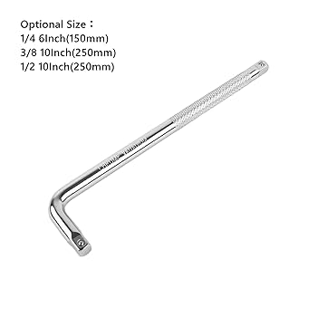 L Bent Bar Extension L-Type Shaped Double End skid