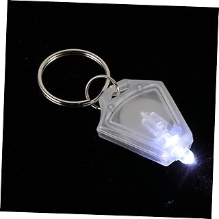 Housoutil 5pcs LED Keychain Light Mini Flashlights Mini Key Ring Mini Keychain Key Ring LED Lamp Keychain Torch Mini Keychain LED Lamp Plastic Keychain Emergency Light Plastic Key Ring Lamp