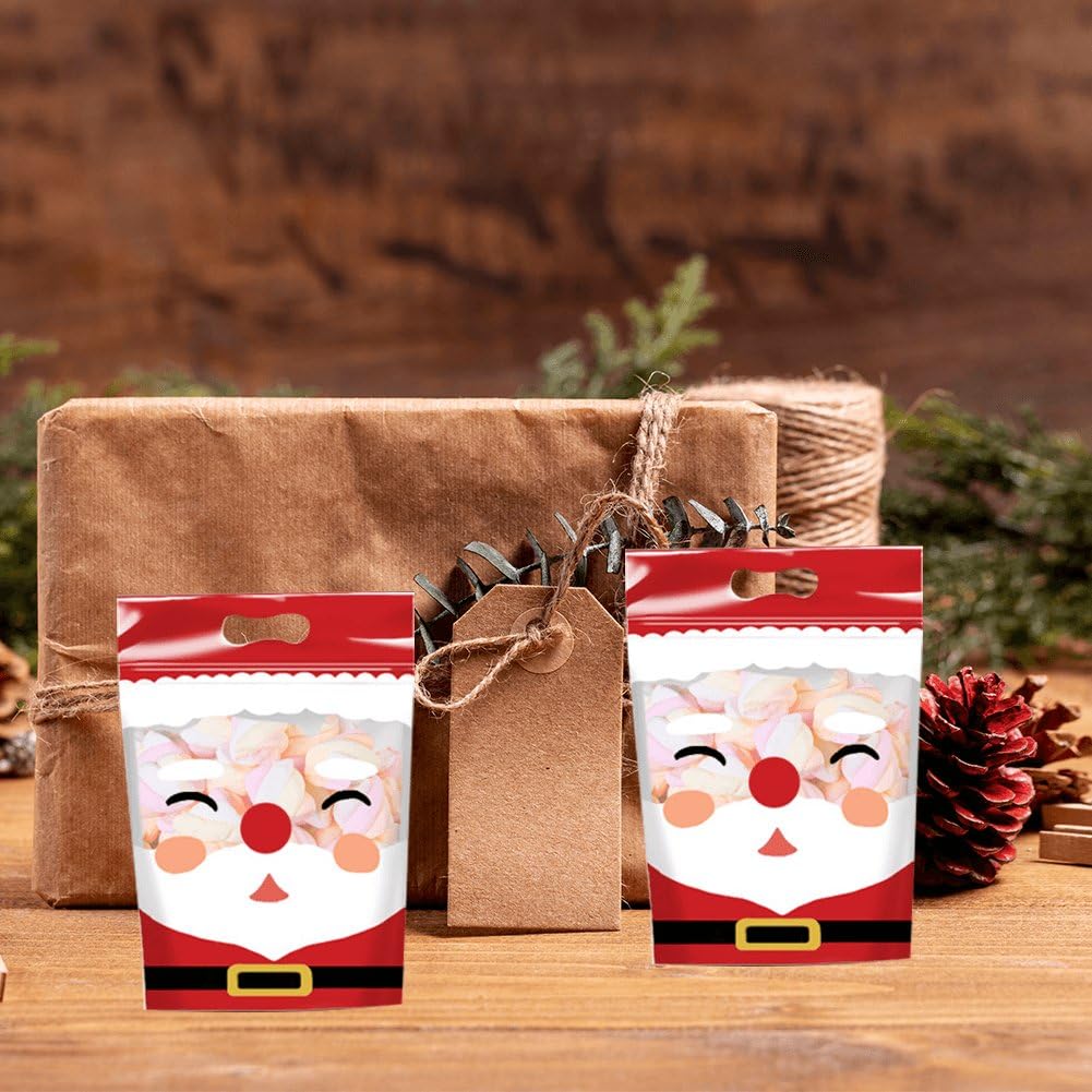 Christmas Zip Lock Bags 24Pcs Xmas Mylar Bags Sweet Treat