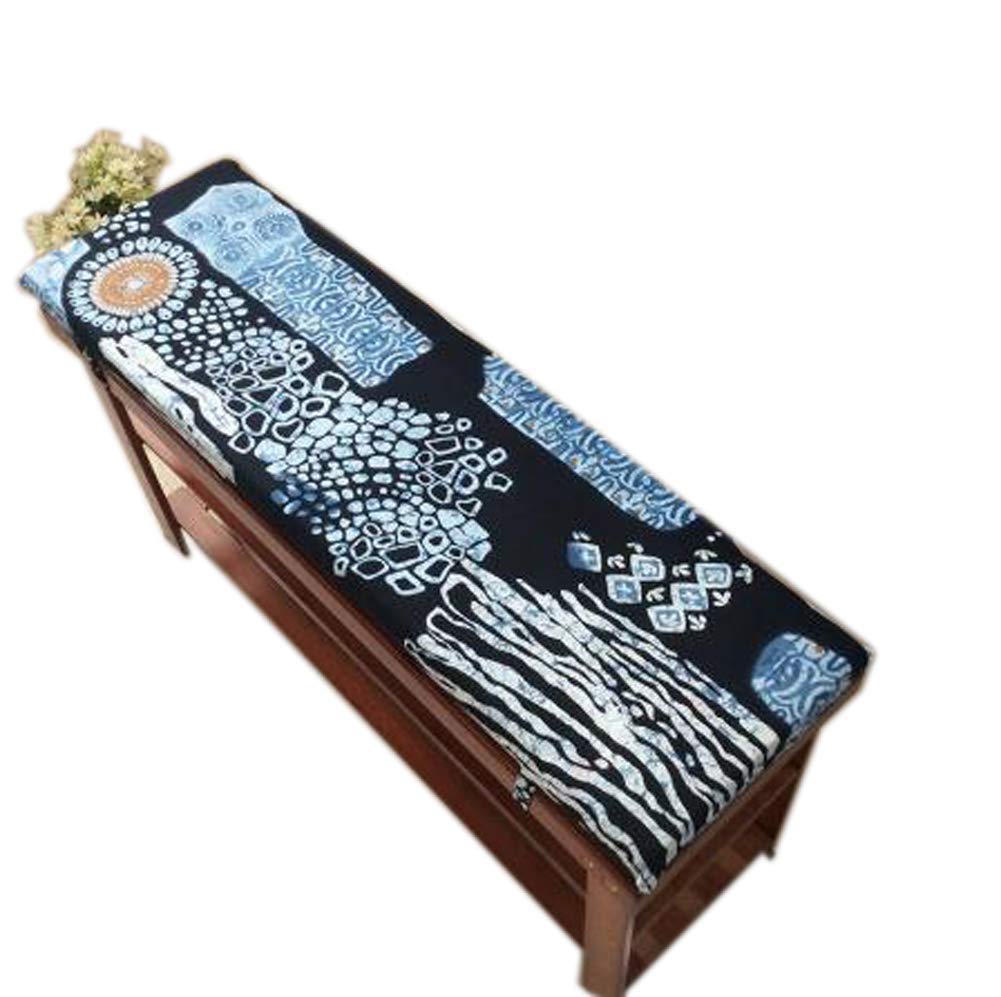 Cuscino Per Panca Da Giardino DanChen | 2 Posti 120x35 Cm | Imbottito In Schiuma Alta Densità | Copertura Sfoderabile E Lavabile | Antiscivolo Con Lacci - 5