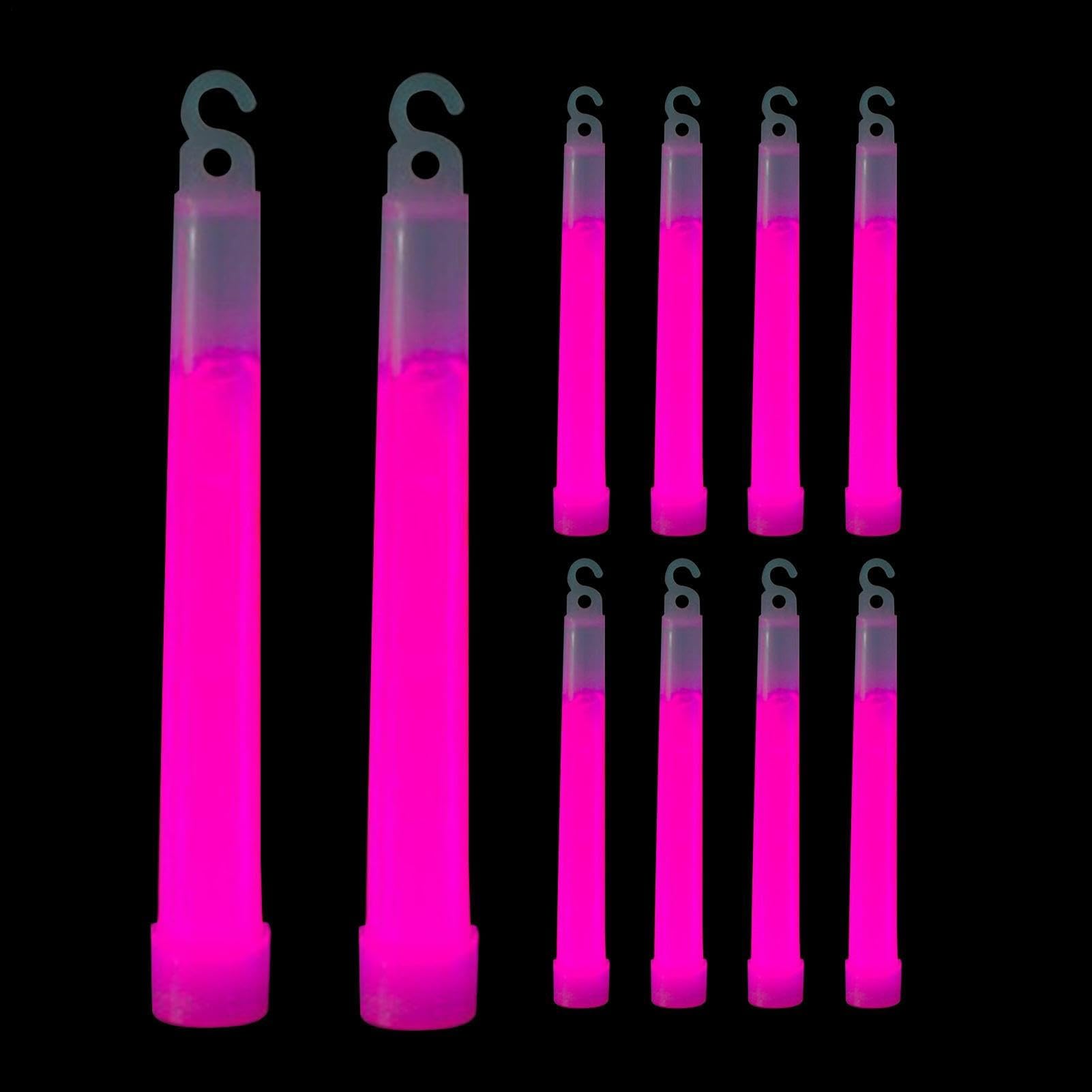 Glow Sticks, Festive Glow Sticks - Ultra Bright Lighted Canes | Multipurpose Glowsticks Light & Survival Kit for Weddings, Raves, Concerts, New Year's Eve, Easter, Birthdays