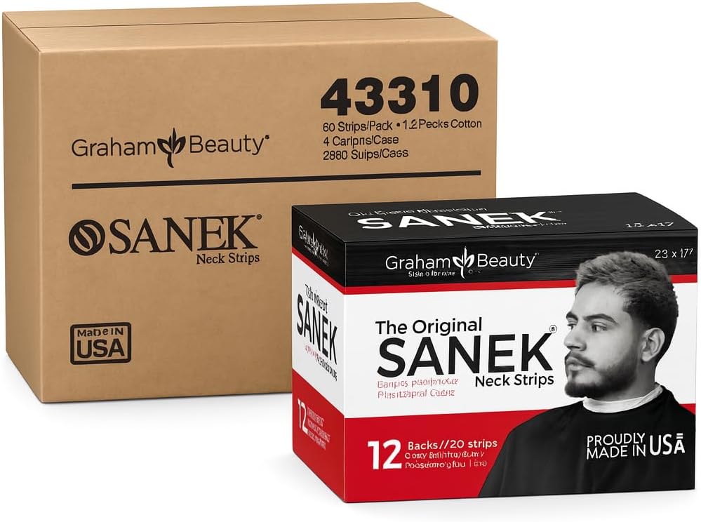 Sanek Neck Strips Master Case of 4 Cartons - 2880 Strips , 4 Count (Pack of 1)