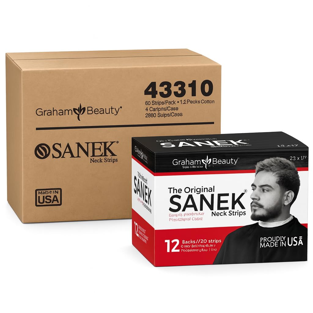 Sanek Neck Strips Master Case of 4 Cartons - 2880 Strips , 4 Count (Pack of 1)