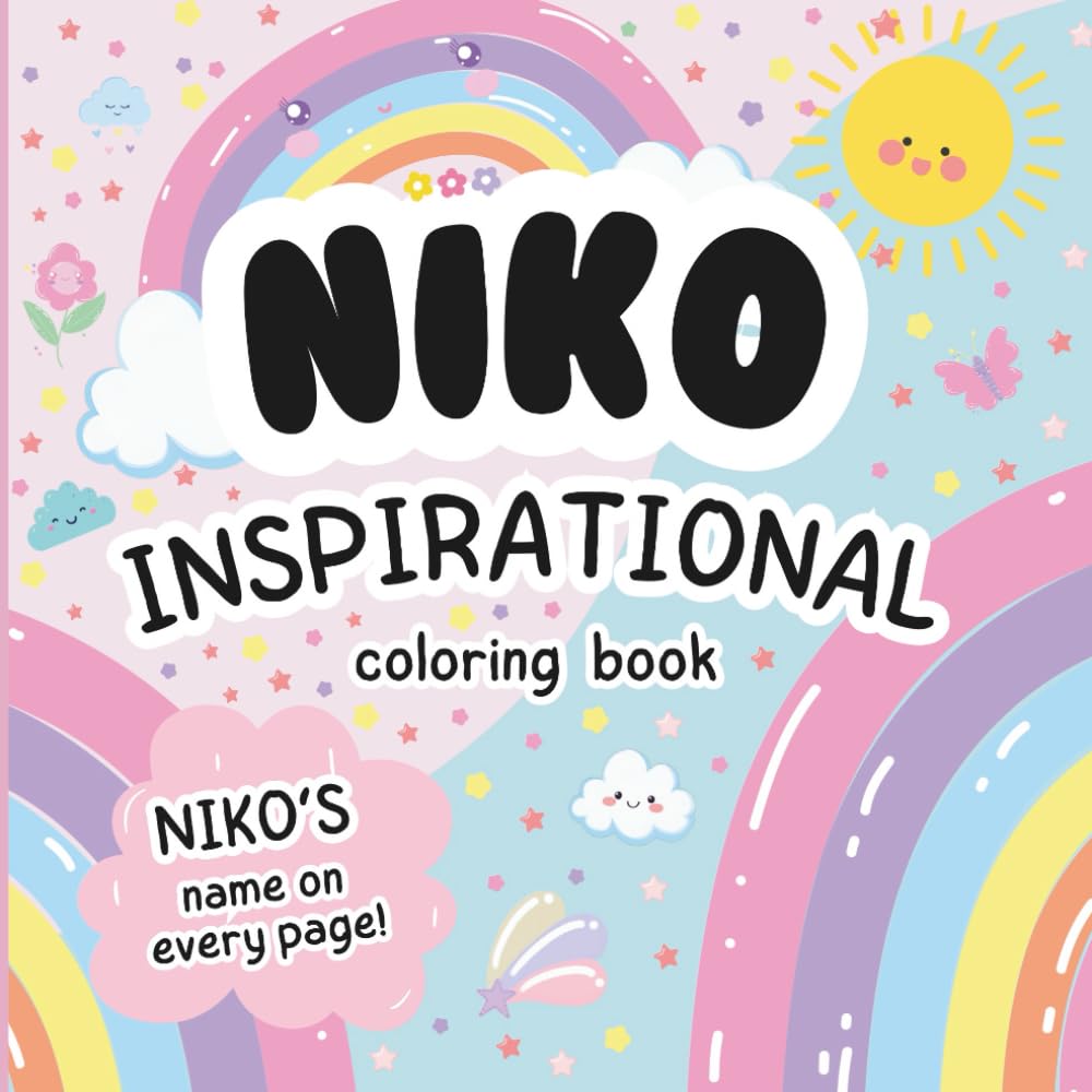 Niko Inspirational Coloring Book: Personalized Just for Niko – Niko's Name Appears on Every Coloring Page