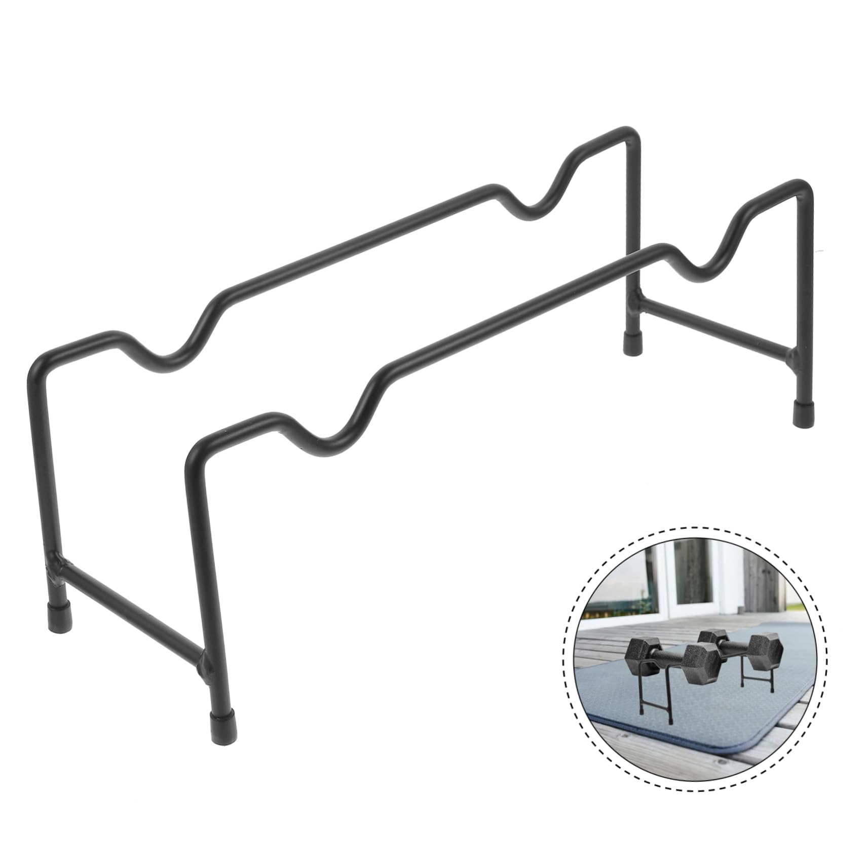 INOOMP 2pièces Support De Rangement Pour Haltères Organisateur Compact Et Pratique Pour Gym à Économise De Espace Et